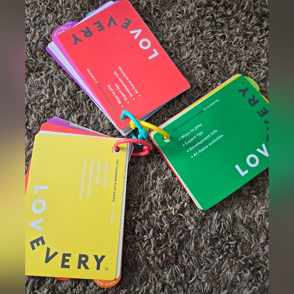 Lovevery playkit guides 3-4, 5-6, 11-12